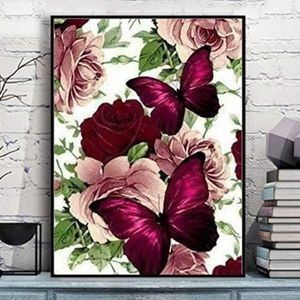 🦋💎Diamond Painting Art Colorful Rainstone Dot Bead Kit